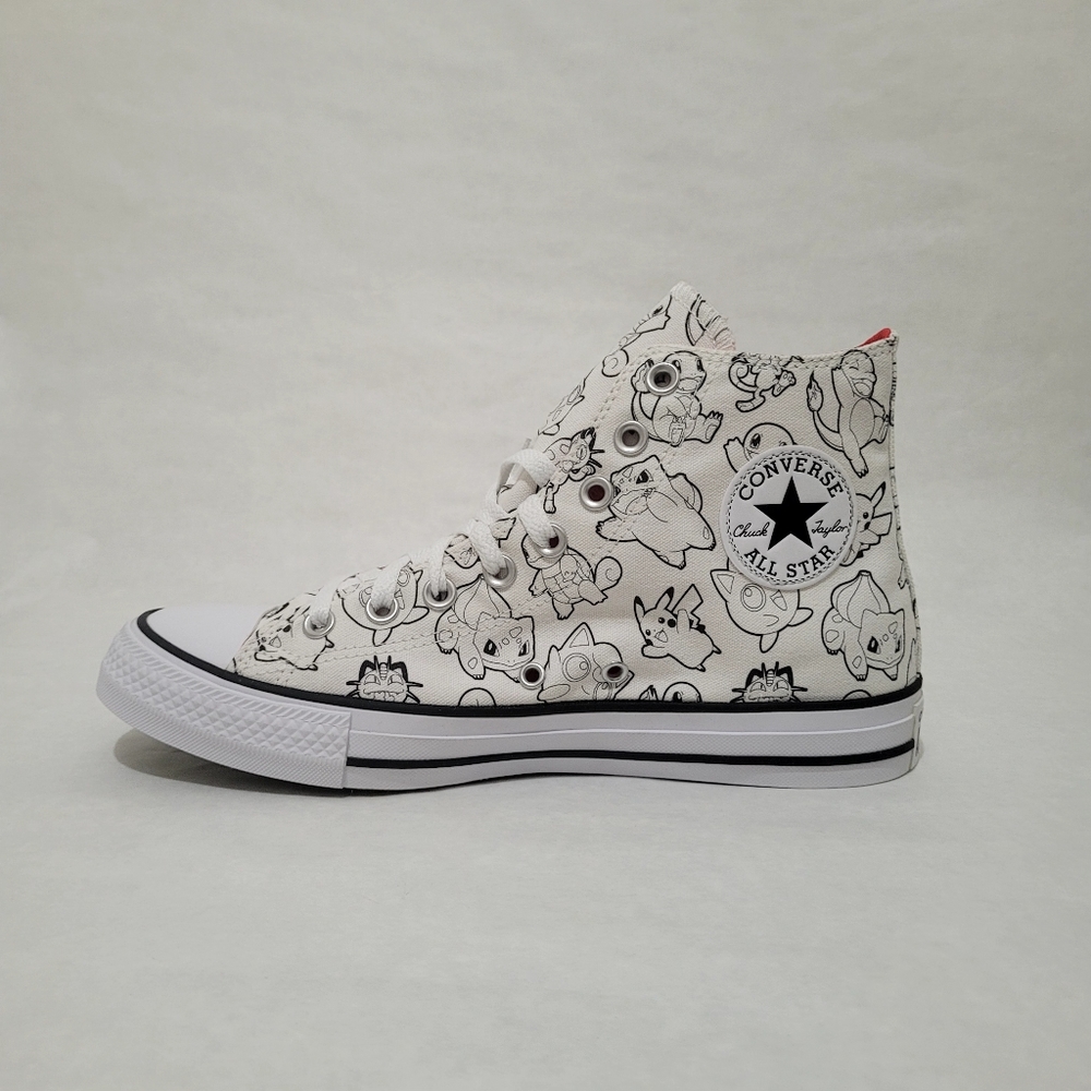 Converse Chuck Taylor All Star Pokémon Poke Ball High Top Sneakers - Picture 8 of 16